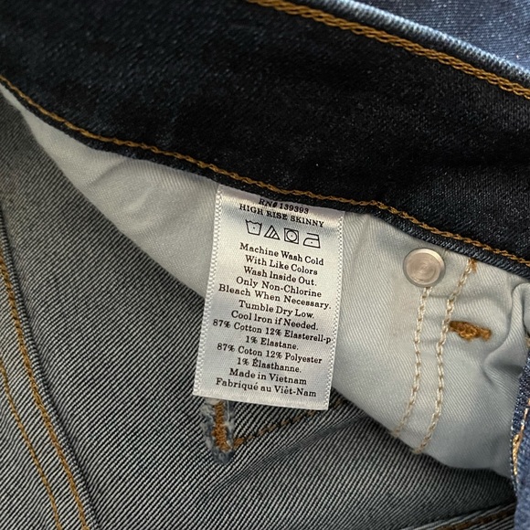 Everlane stretch high rise skinny jeans 30 ankle - Picture 5 of 8